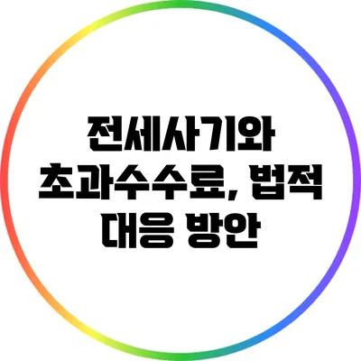 전세사기와 초과수수료, 법적 대응 방안