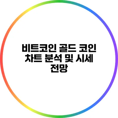 비트코인 골드 코인 차트 분석 및 시세 전망