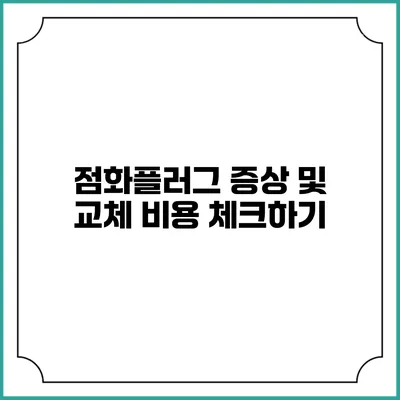 점화플러그 증상 및 교체 비용 체크하기